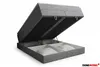 BOXBETT DAVID 160/200 Velour Beige mit einer Matratze H4 Produktbild-Vorschau 8