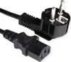 VALUE Netzkabel, gerade IEC-Buchse, schwarz, 3 m Produktbild-Vorschau 1
