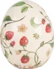 Clayre & Eef Figurka Jajko Ø 10x12 cm Beżowo-czerwone Podgląd zdjęcia produktu 1