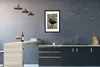 MuchoWow® Gerahmtes Poster Vogel - Amsel - Zweige - Tiere Produktbild-Vorschau 2