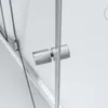 Eckdusche mit Drehtür an Festfeld NT606 - FLEX - Nano Produktbild-Vorschau 1