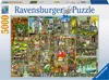 Skurille Stadt. Puzzle 5000 Teile Produktbild-Vorschau 1