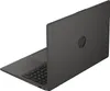 A dark gray HP laptop is shown from a diagonal, rear-facing angle against a white background. Produktbild-Vorschau