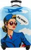 Sillar Kofferschutzhülle Größe M Mit Stewardess-Motiv – Produktbild-Vorschau 5