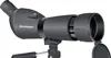 A close-up studio shot of a gray Bresser spotting scope mounted on a tripod, against a white background. Produktbild-Vorschau
