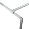 The Living Store Sprchová zástěna pro sprchový kout Silver Náhled obrázku produktu 7
