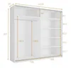 AX LIVING Keiderschrank Schiebetüren Spiegel Lunoria 221 cm Produktbild-Vorschau 7