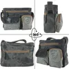 Sunsa Canvas Tasche. Grau schwarz Umhängetasche. Produktbild-Vorschau 6