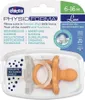 Chicco PhysioForma Luxe Sucettes en silicone 6-16m Orange, Voir les images du produit 1