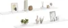 vidaXL Wandregale 2 Stk. Weiß 115x9x3 cm Produktbild-Vorschau 4