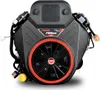 A black V-twin engine with red accents and a fan is shown against a white background. Podgląd zdjęcia produktu