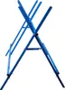 A blue metal sawhorse is shown against a white background. Produktbild-Vorschau