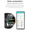A smartwatch and a smartphone displaying body composition data. Náhled obrázku produktu
