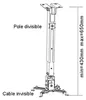 DH Beamer Sunne schwarz 43-65cm 15° Kabelmanagement bis Produktbild-Vorschau 4
