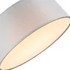 Deckenleuchte Grau 40 cm inkl  LED Drum LED Produktbild-Vorschau 4