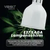 Venso EcoSolutions E27 SAGA lampenkap, zwart, LED plantlamp Productafbeelding-voorbeeld 4