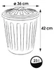 keeeper Maxi bin 23 L Ø 36 cm, 42 cm de haut Voir les images du produit 4