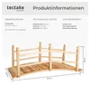 tectake® Cantara drewniany mostek ogrodowy 137 x 58 x 58 cm Podgląd zdjęcia produktu 7