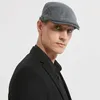 Cappello piatto da uomo in cotone, stile basco, modello Anteprima dell’immagine prodotto 7