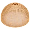 A dome-shaped lampshade made of woven natural fibers. Podgląd zdjęcia produktu