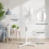 EXTRALINK Ventilateur de pied, 3 pales, 3 vitesses, Voir les images du produit 6