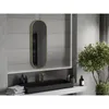 Mexen Loft lustro łazienkowe owalne 100 x 35 cm, rama złota Náhled obrázku produktu 2