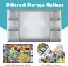 COSTWAY Tavolo per bambini 3 in 1 con 2 sedie, set di sedie Anteprima dell’immagine prodotto 7