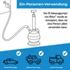 Bituxx Universal Öl Absaugpumpe Pumpe Manuell Handpumpe 6L Produktbild-Vorschau 4