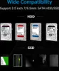 2.5palcové pouzdro na pevný disk typu C Průhledný kryt HDD Náhled obrázku produktu 7