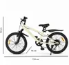 Deryan Kinder Mountainbike 20 Zoll – Verstellbar – Cream Produktbild-Vorschau 7