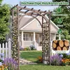 COSTWAY, arco da giardino in legno di abete, 160 x 60 x 216 Anteprima dell’immagine prodotto 5