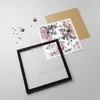 Gerahmtes Poster - Schwarzer Rahmen - Blumen Blätter Produktbild-Vorschau 4