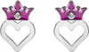 Eleganckie stalowe kolczyki Princess E600187RWL.CS Podgląd zdjęcia produktu 1