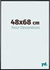 A graphic displaying product dimensions and a tagline. Produktbild-Vorschau