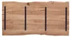 Tischplatte 140 x 80 cm | Akazienholz massiv | Naturfarben Produktbild-Vorschau 7