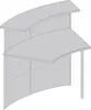 Kerkmann Design-Theke Anbautheke Theke Genua 3991 B 118 × T Produktbild-Vorschau 3