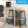 Rolling File Cart - 6-lagiger Büro Organizer auf Rollen Produktbild-Vorschau 3