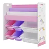 Detský regál "Rødøy" so 6 boxmi 78 x 86 x 27 cm s motívom Náhľad obrázku produktu 4
