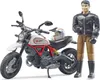 Bruder Motorrad Ducati Desert Sled mit Fahrer 1:16 Produktbild-Vorschau 1
