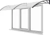 LZQ 300 x 100cm Vordach Türdach Pultbogenvordach Produktbild-Vorschau 14