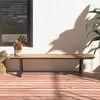 COSTWAY Panca da giardino a 3 posti resistente alle Anteprima dell’immagine prodotto 2