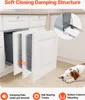 VEVOR ausziehbarer Mülleimer (35 Qt) für Küchenschränke, Produktbild-Vorschau 6