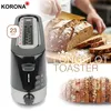 A toaster is shown next to sliced bread, with text overlay advertising it as a long slot toaster. Náhľad obrázku produktu