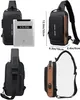 Brusttasche Herren Sling Bag,Passwortschutz Anti-Diebstahl Produktbild-Vorschau 6