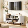 Meuble TV BEALIFE, 145x40x55 cm, avec 2 volets roulants | Voir les images du produit 8