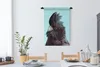 MuchoWow® Wandteppich Wandbehang Kakadu - Vogel - Blau Produktbild-Vorschau 3