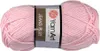 A ball of pink yarn with a label. Produktbild-Vorschau