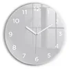 Wallfluent Hodiny - Kulaté Skleněné Nástěnné Hodiny - Tichý Náhled obrázku produktu 1