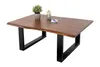 Couchtisch Baumkante massiv Akazie Nussbaum 100 x 70 cm Produktbild-Vorschau 3