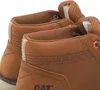 A close-up view of the top part of two brown leather boots. Produktbild-Vorschau
